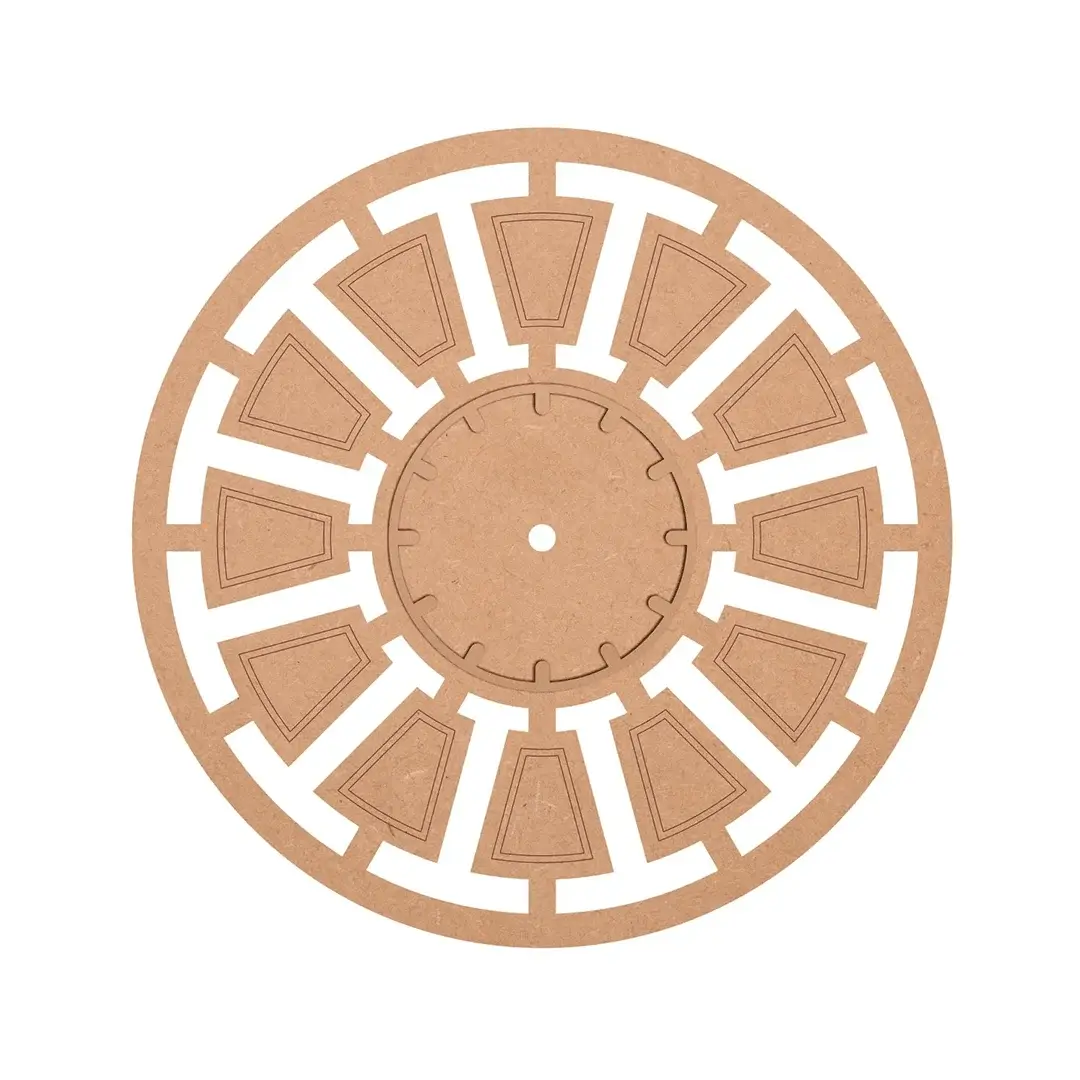 Round Cut Clock Base