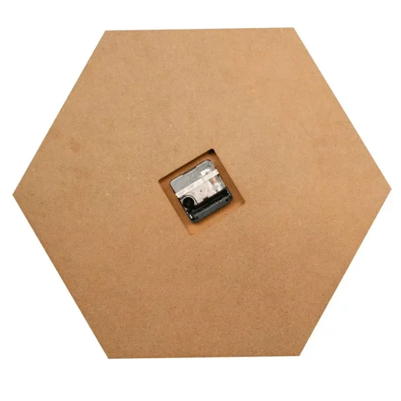 MDF Hexagon Clock Base