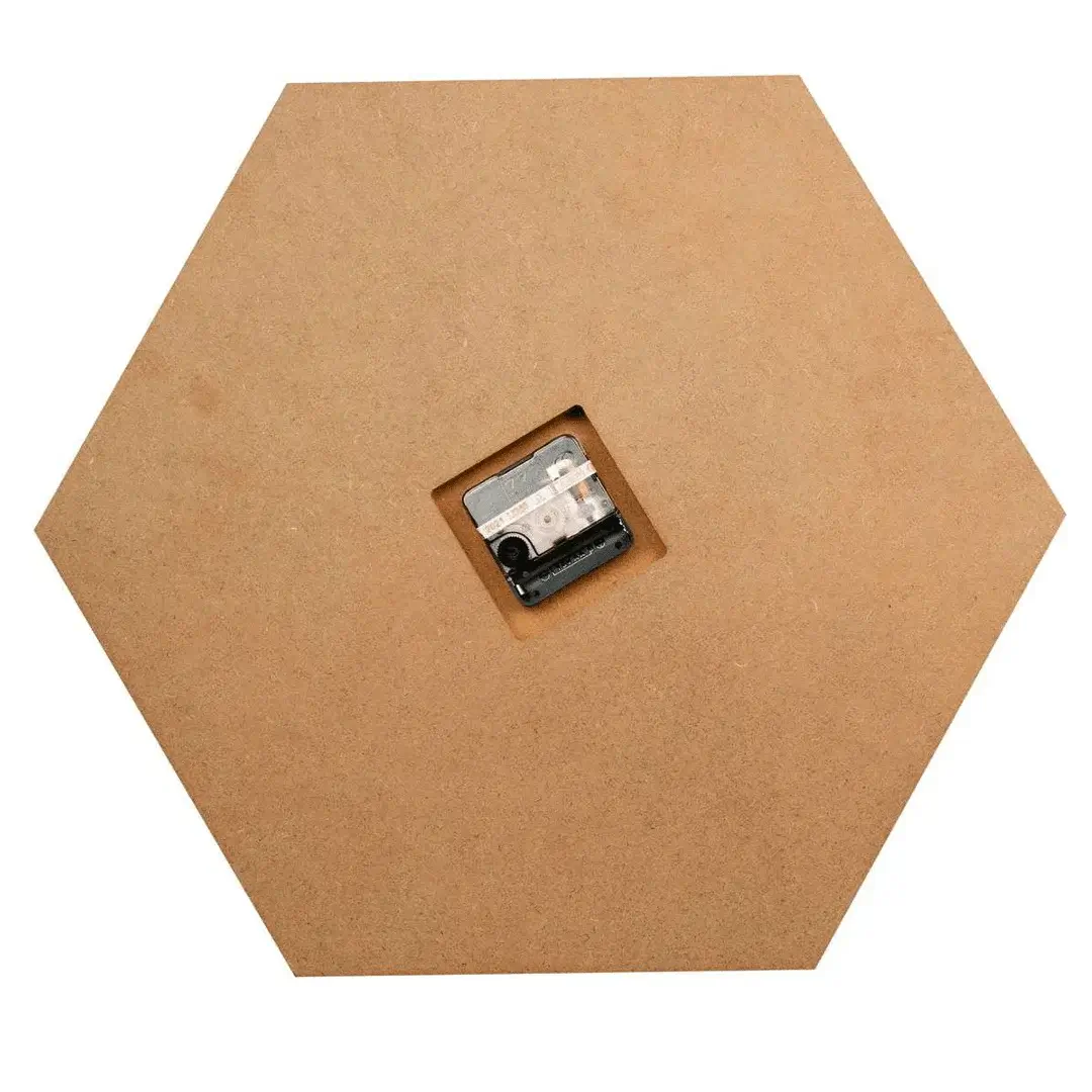 MDF Hexagon Clock Base MDF Hexagon Clock Base