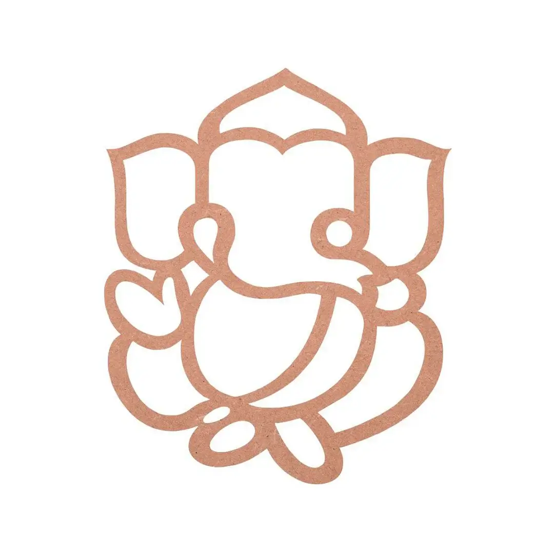 MDF Ganesh Cutout