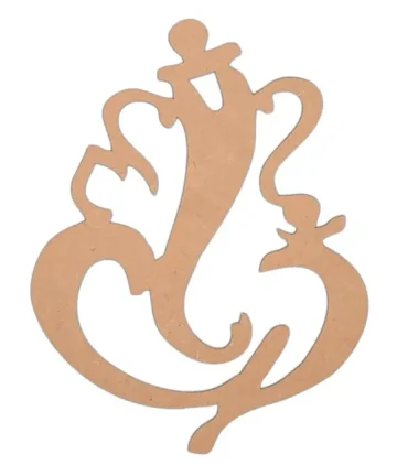 MDF Ganpati Cutout