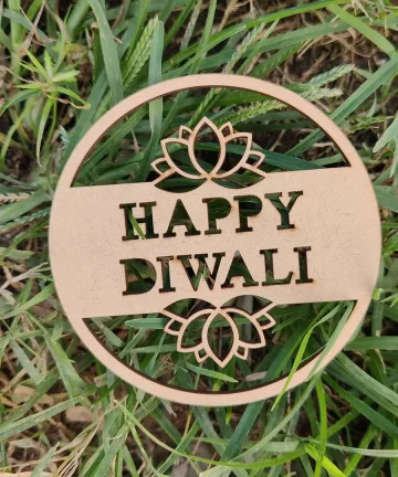 MDF Diwali Tag