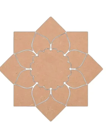 Floral Cutouts MDF Rangoli Cutouts