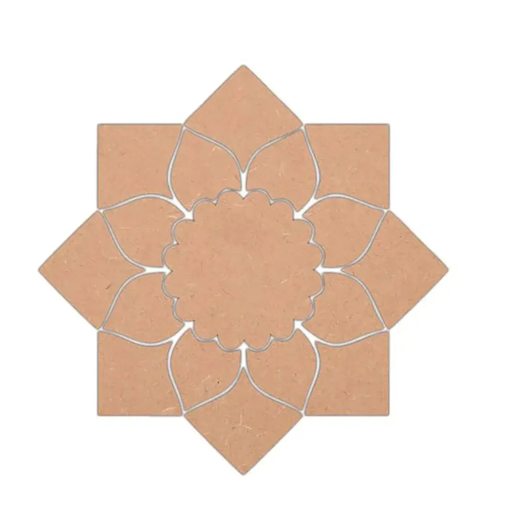 Floral Cutouts MDF Rangoli Cutouts