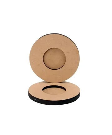 Round Shape MDF Tea Light Holder