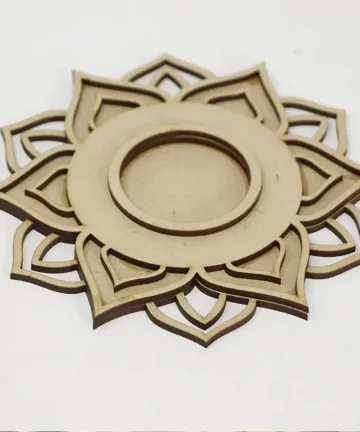 Designer 3 Layer MDF Tea Light Holder