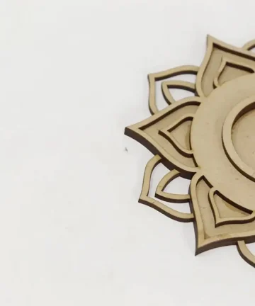 Designer 3 Layer MDF Tea Light Holder