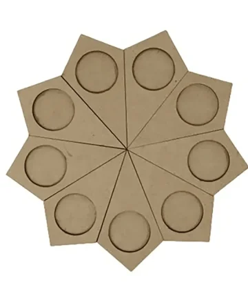 Geo Metric Shape MDF Tea Light Holder