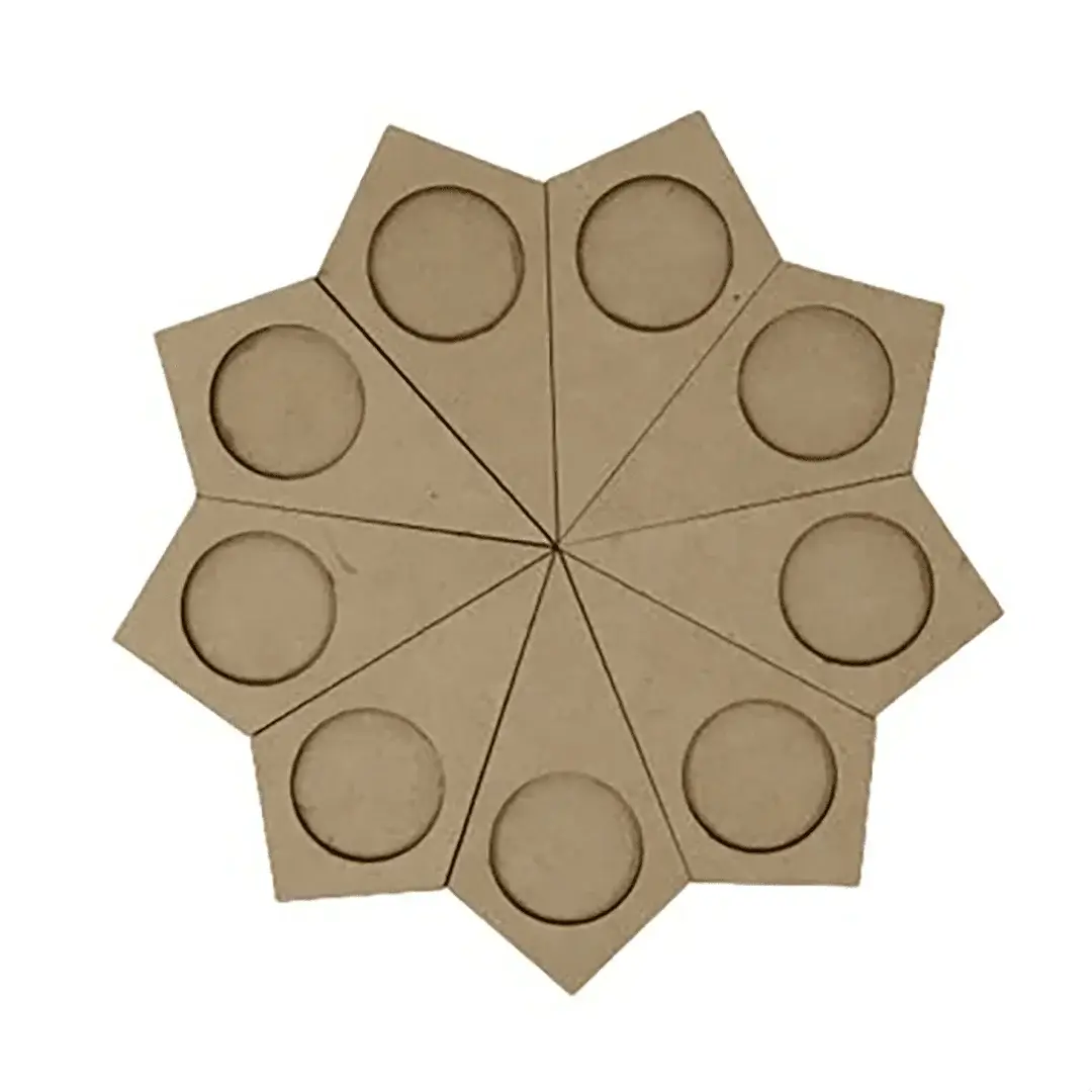 Geo Metric Shape MDF Tea Light Holder