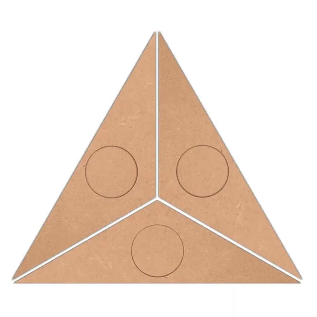 Triangle Shape Tea Light Holder