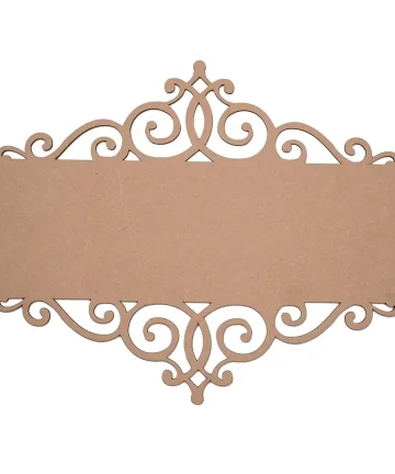 MDF Name Plate Base
