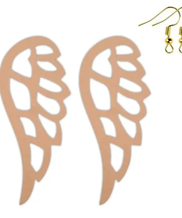 MDF Wing Shape Earring Base