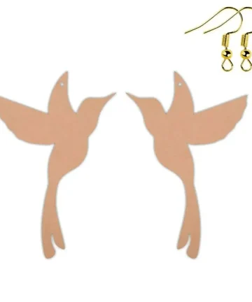 Bird MDF Earring Base