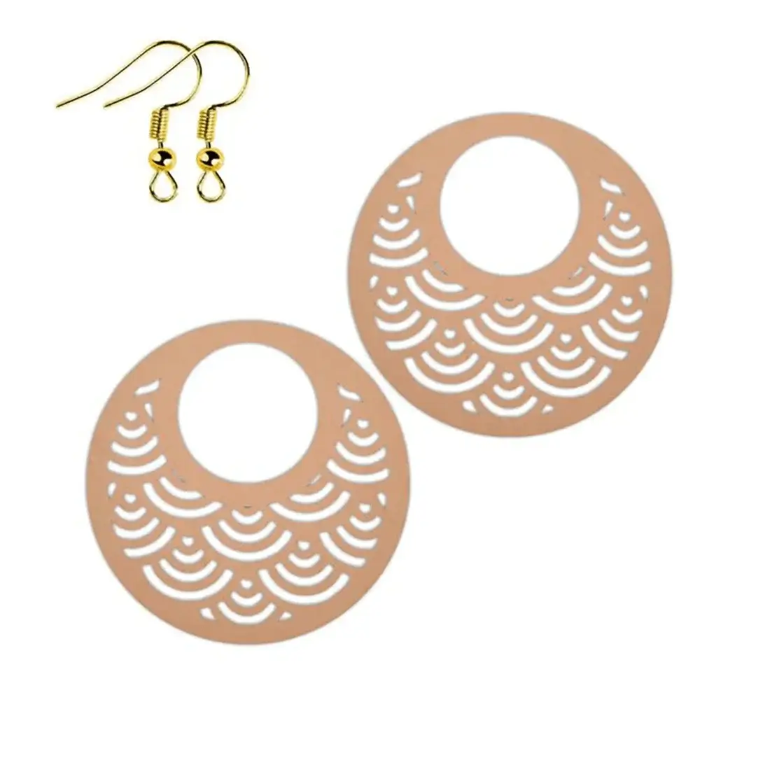 MDF Round Designer Earrings MDF Round Designer Earrings