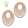 MDF Oval Shape Earring Base MDF Oval Shape Earring Base