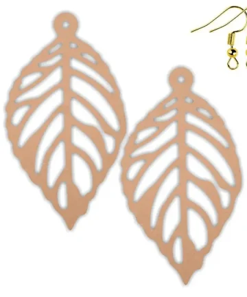 Leaf MDF Earring Base