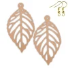 Leaf MDF Earring Base Leaf MDF Earring Base
