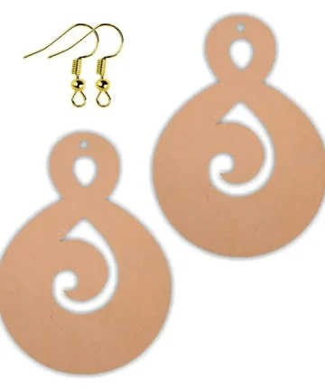 MDF Designer Earring Base