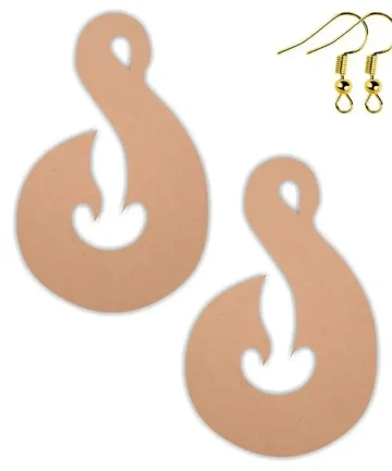 MDF Designer Earrings Base