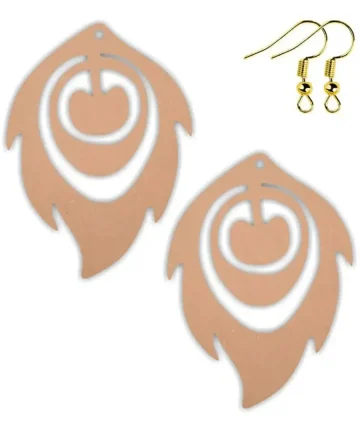 MDF Fether Earring Base