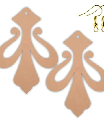 MDF Base Earrings