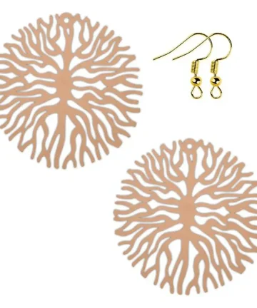 MDF Round Designer DIY Earring Base