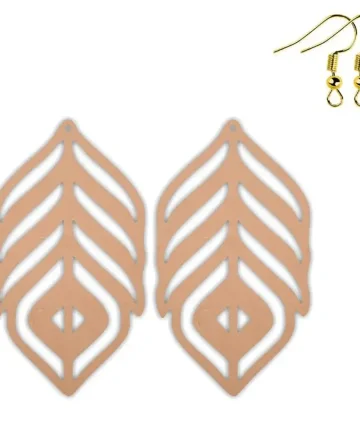 MDF Fether Earring Bases
