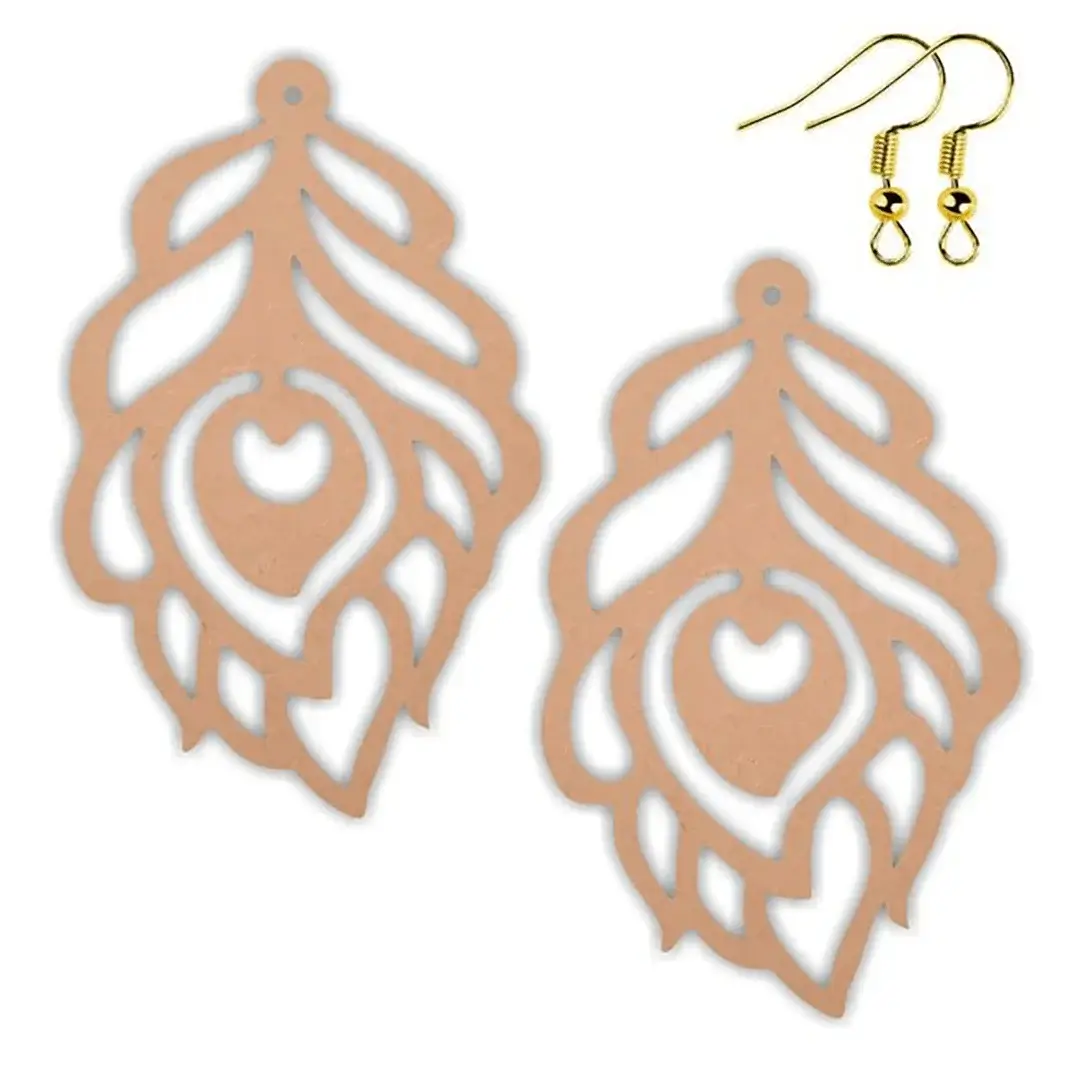 MDF Fether Earrings MDF Fether Earrings