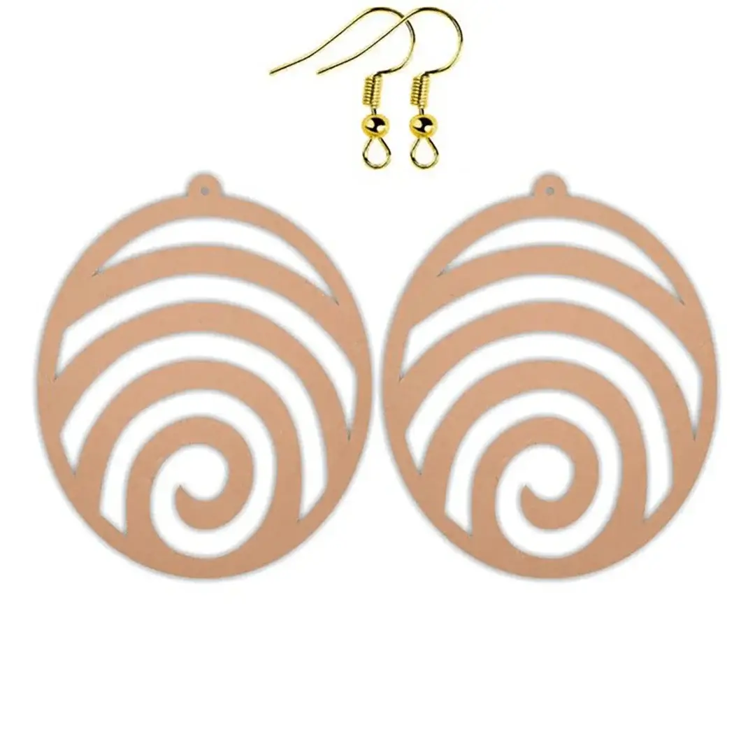 Designer Oval DIY Earring Base Designer Oval DIY Earring Base