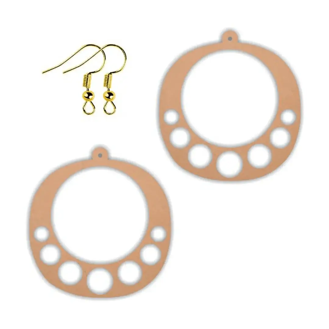 Round MDF Earring Base Round MDF Earring Base