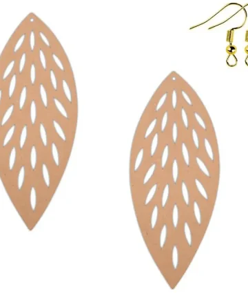 MDF Leaf Earring Bases