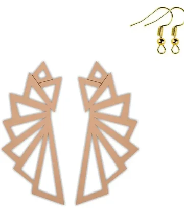 MDF Geometric Earring
