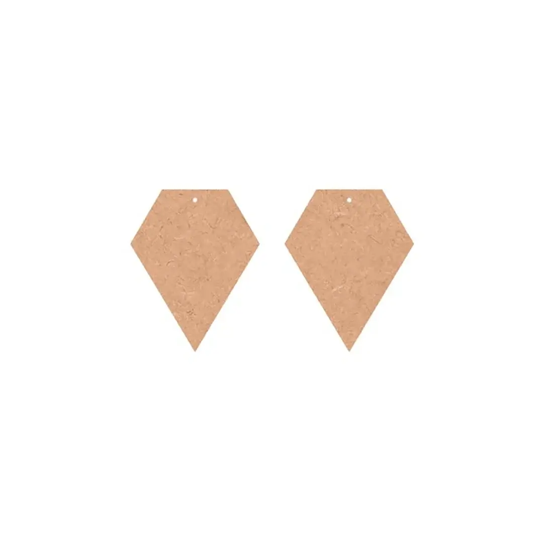 Blank Dimond MDF  Earring Blank Dimond MDF Earring