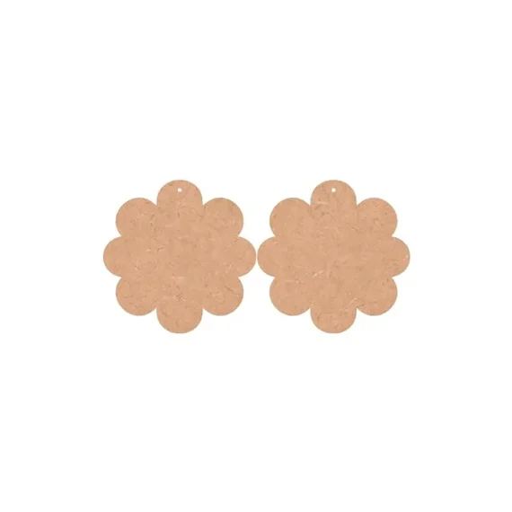 MDF Blank Flower Earring