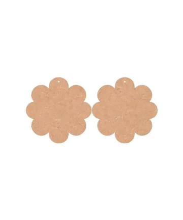 MDF Blank Flower Earring