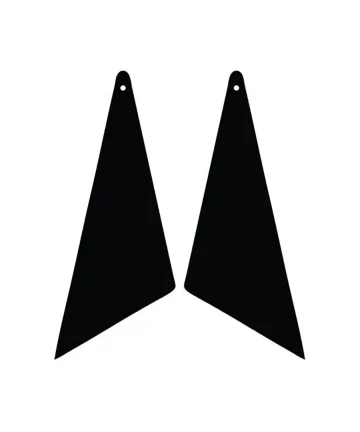 MDF Design Earrings Bases
