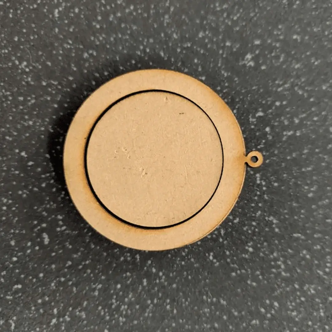 MDF Blank Mini Hoop Base MDF Blank Mini Hoop Base