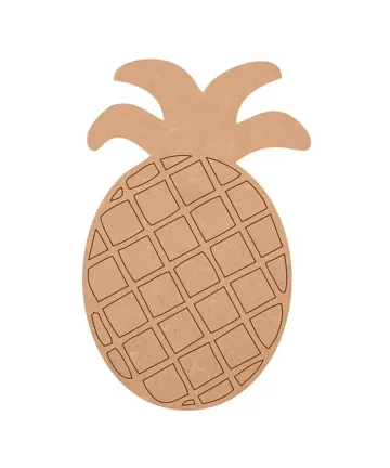 MDF Pineapple Fridge Magnet