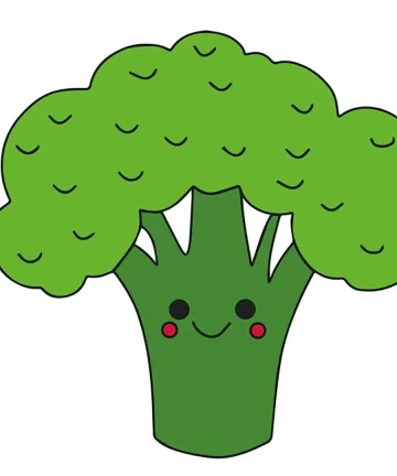 MDF Cauliflower Fridge Magnet
