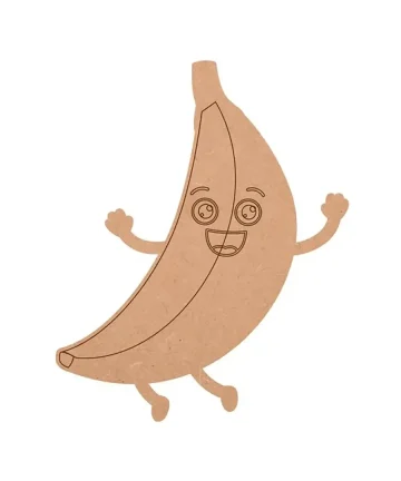 MDF banana Fridge Magnet