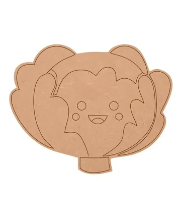 MDF Cabbage Fridge Magnet