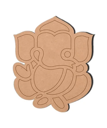MDF Ganesha Fridge Magnet