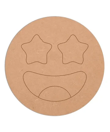 MDF Star Fridge Magnet