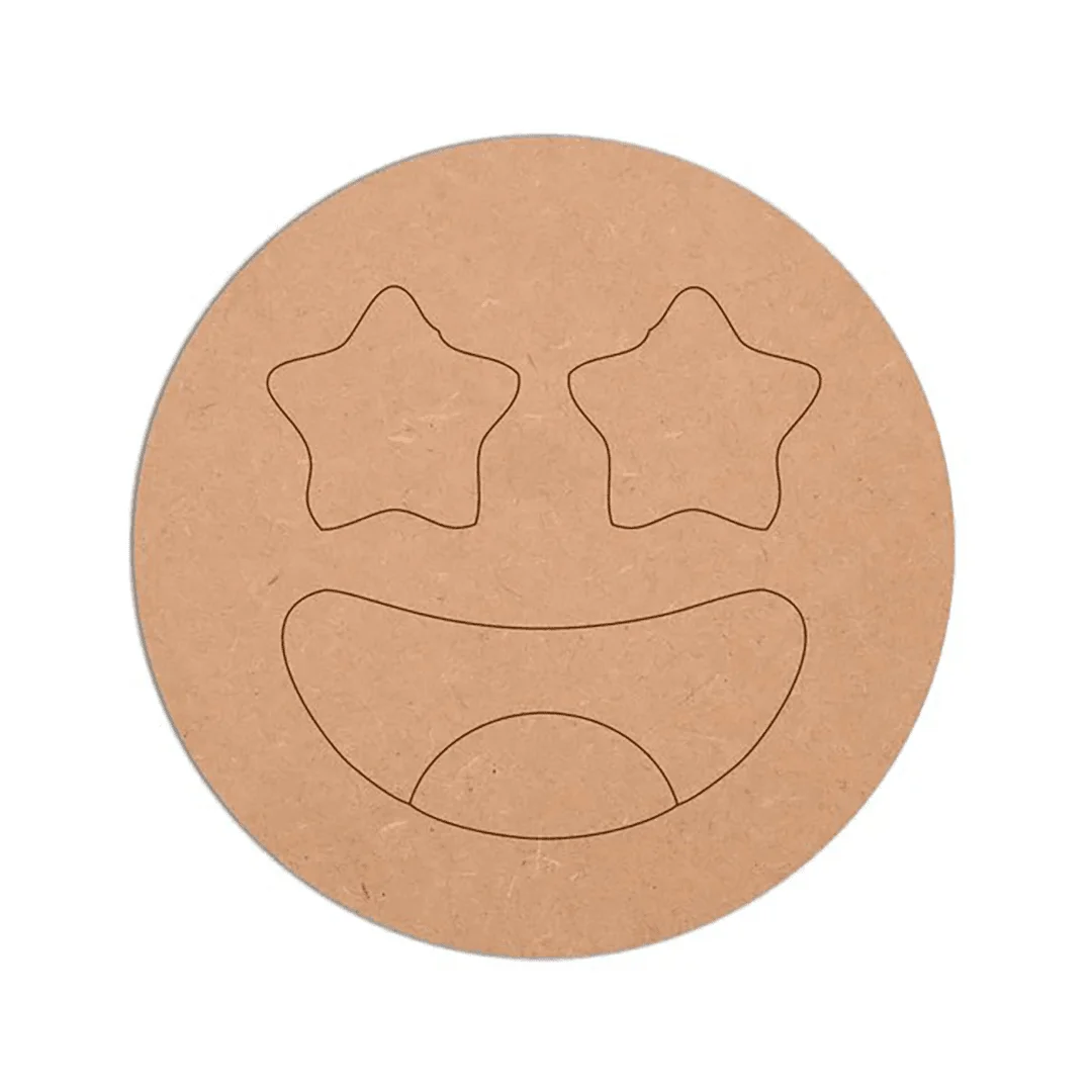 MDF Star Fridge Magnet