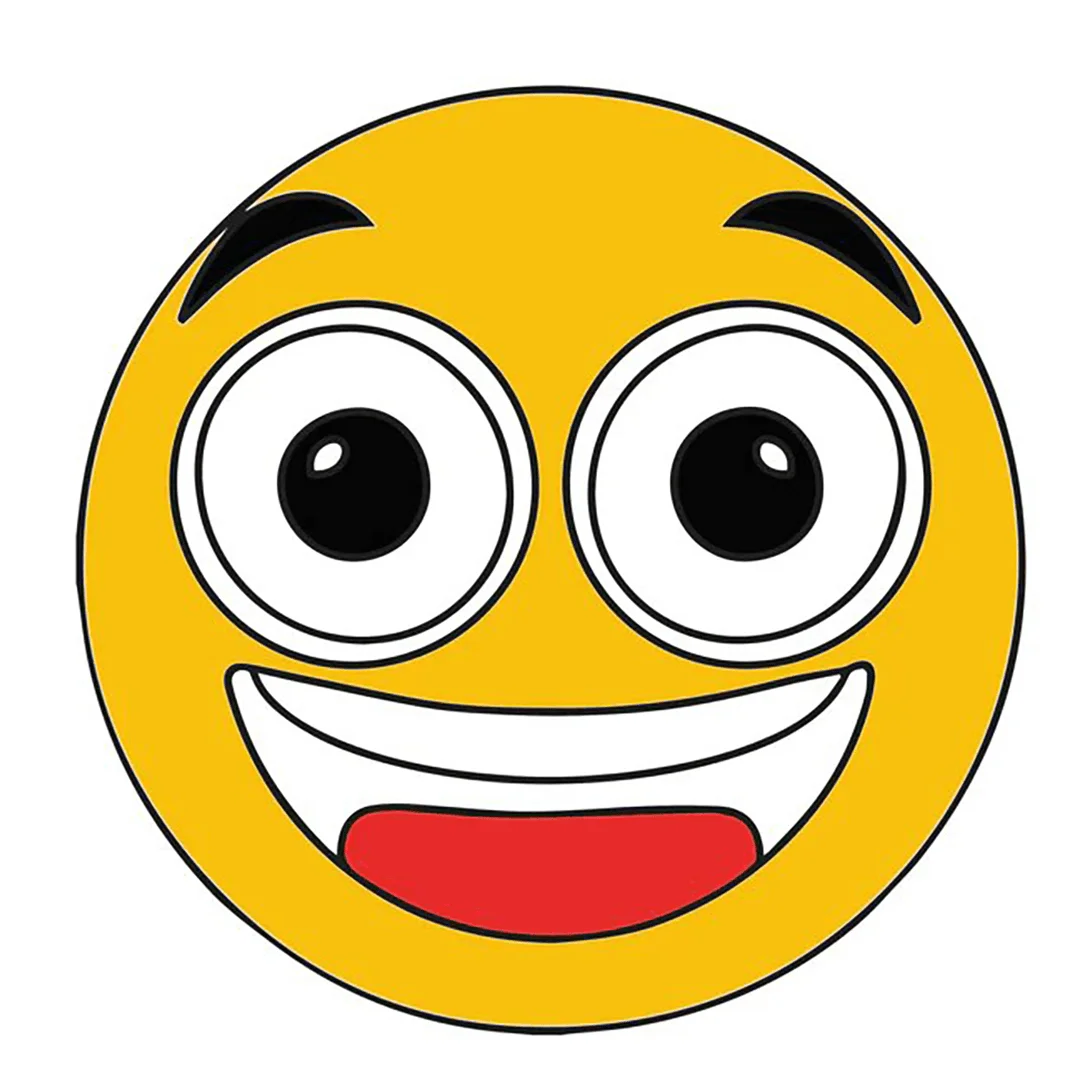 MDF Happy Fridge Magnets