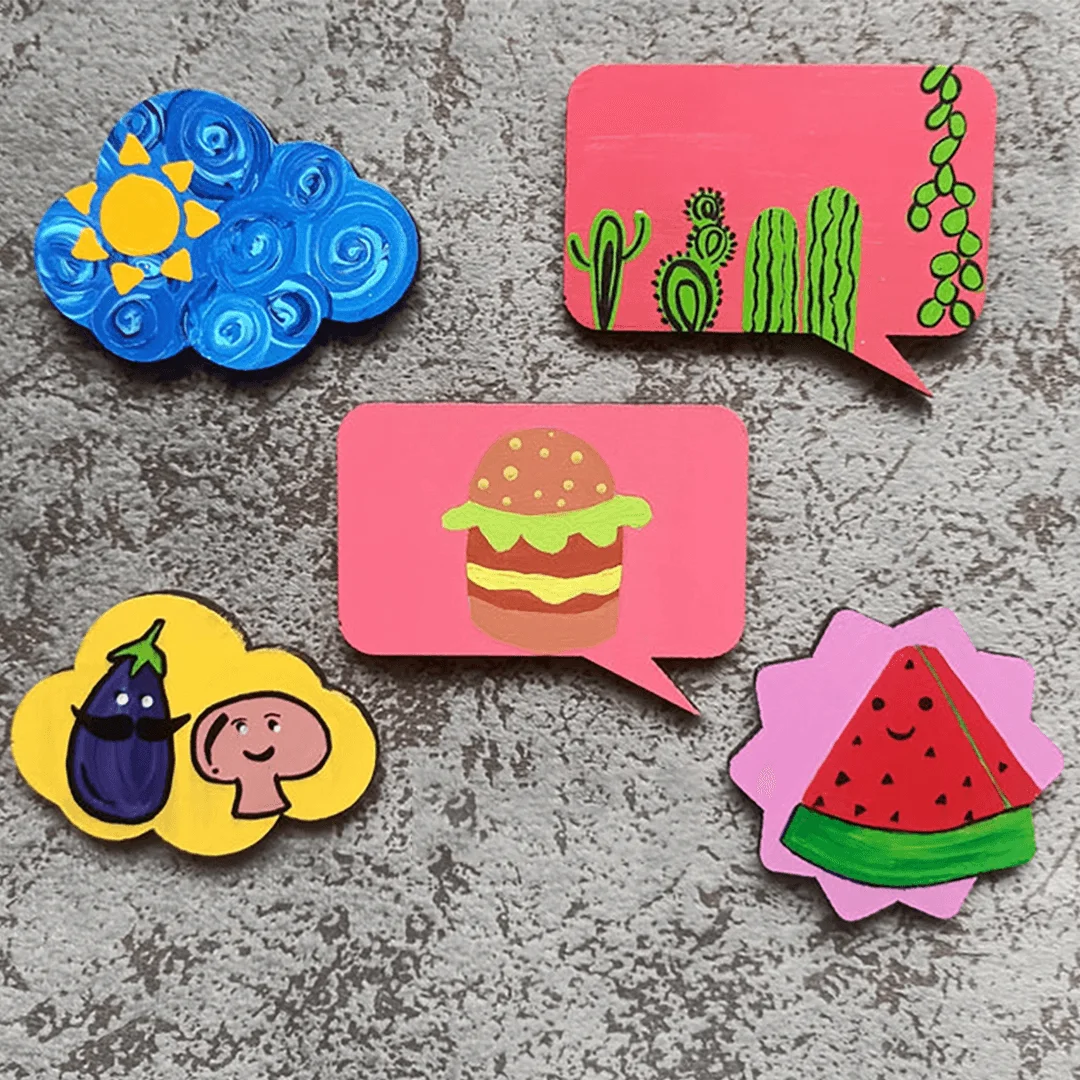MDF Combo Fridge Magnets