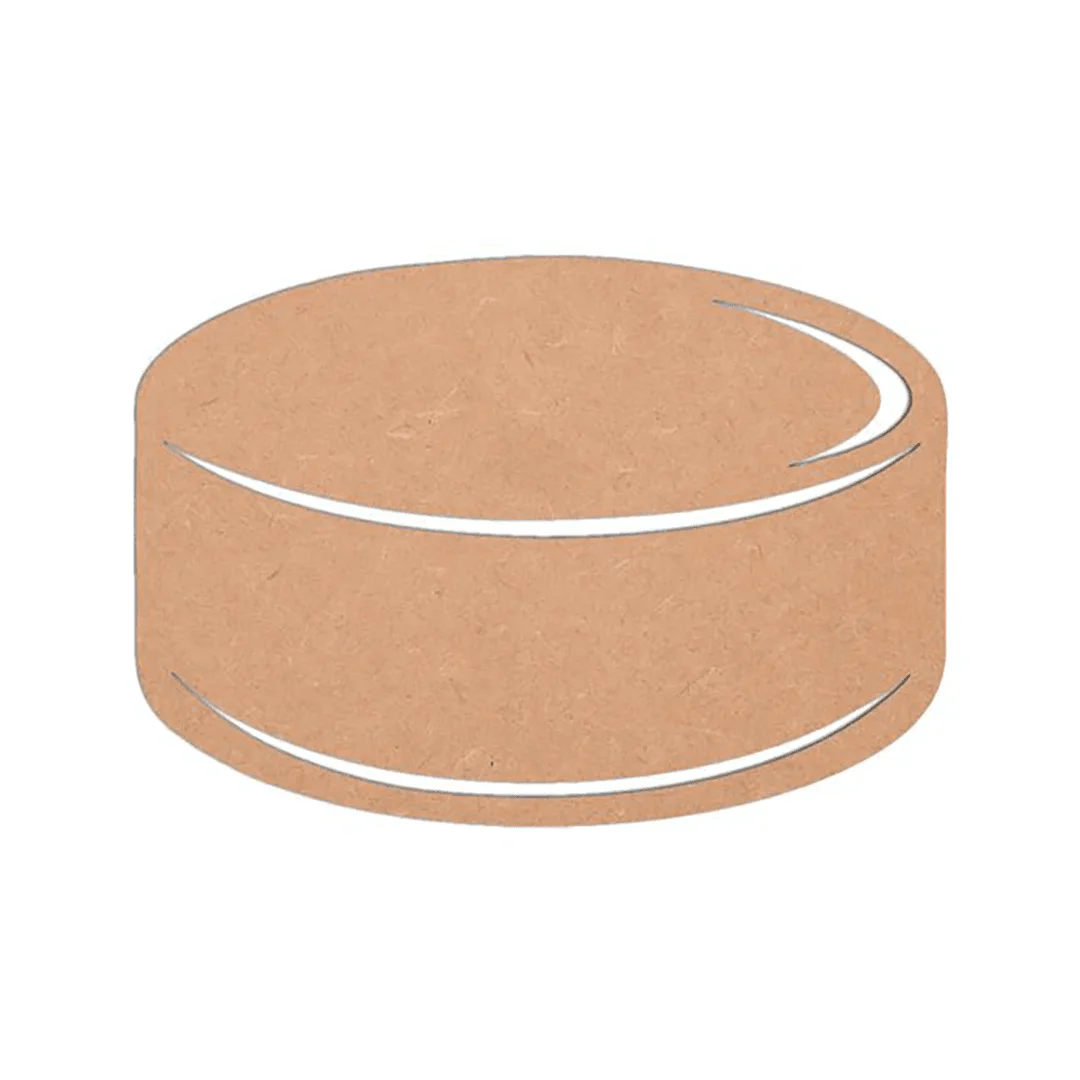 MDF Hockey Puck Fridge Magnet