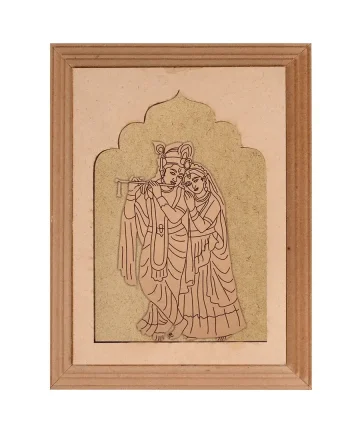 Shree Radha Krishna Designer MDF Jharokha
