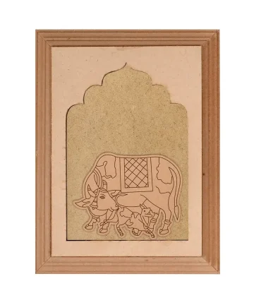 Cow with Calf Designer MDF Jharokha