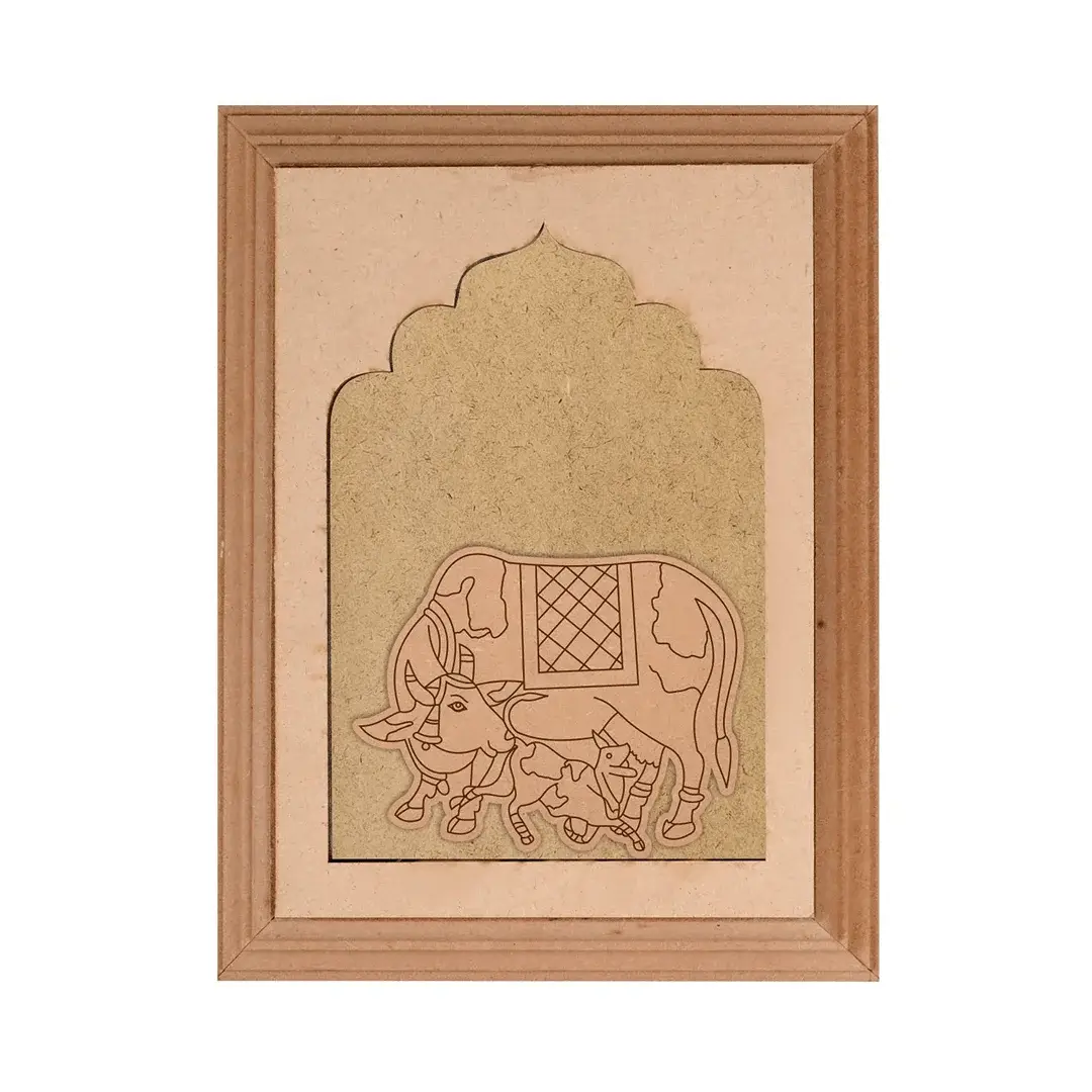 Cow with Calf Designer MDF Jharokha